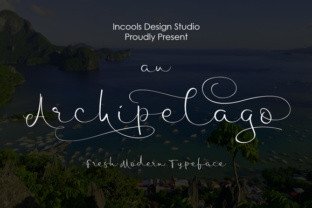 Archipelago: A Delicate Calligraphy Font for Makers