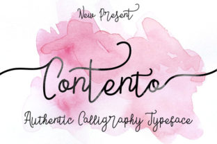 Contento Script: A Fresh, Modern Handwritten Font for Editorial Design
