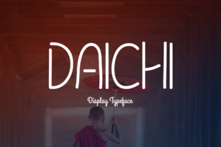 Daichi: A Charming Stencil Font for Creative Branding