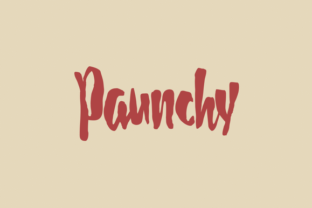 Discover Paunchy: A Playful Script Handwritten Font