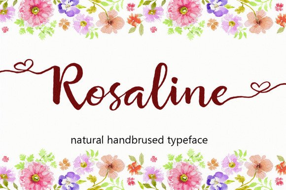 Discover the Elegance of Rosaline: A Premium Script Handwritten Font