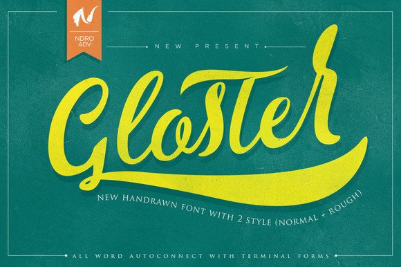 Gloster: A Modern Script Font for Elegant Web Design