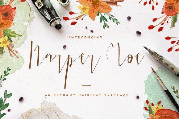 Harper Moe: The Perfect Feminine Script Font for Your Next Campaign