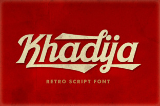 Khadija Spurs: A Bold and Retro Font for Your Brand