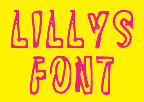 Lilly s Font: A Playful and Childlike Display Typeface