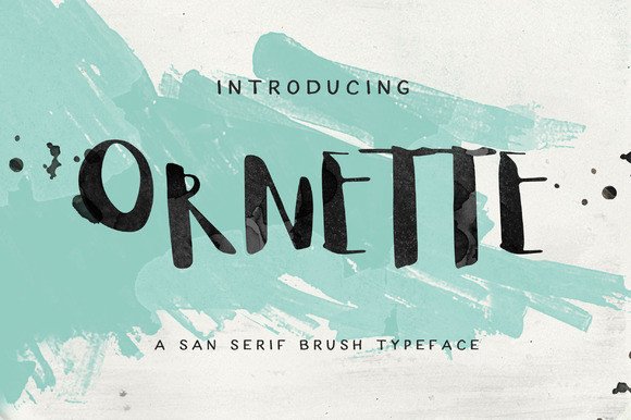 Ornette: A Handwritten Font for Elegant Web Design