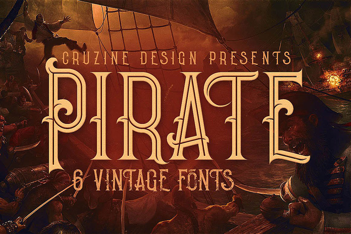 Pirate: A Versatile Display Font for Creative Web Design
