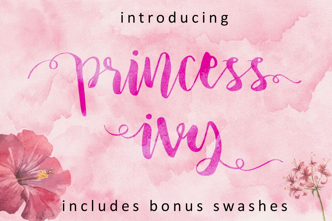 Princess Ivy: A Beautiful and Elegant Font for Your Brand