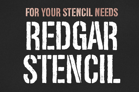 Redgar Stencil: A Versatile Font for Professional Branding