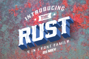 Rust: A Bold Serif Display Font for Editorial Design