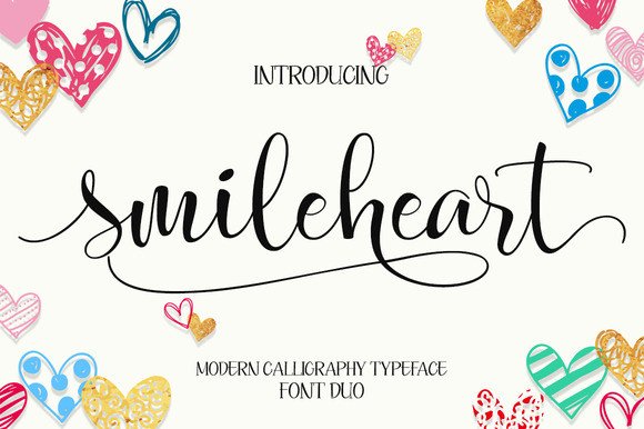 Smileheart: A Charming Script Handwritten Font for Makers
