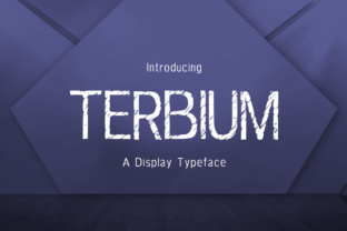 Terbium: Elevate Your Campaign with a Textured Display Font