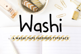 Washi: A Charming Script Handwritten Font for Editorial Design